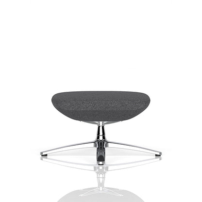 Etta Dark Grey Cashmere Footstool