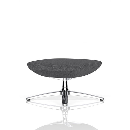 Etta Dark Grey Cashmere Footstool