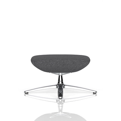 Etta Dark Grey Cashmere Footstool