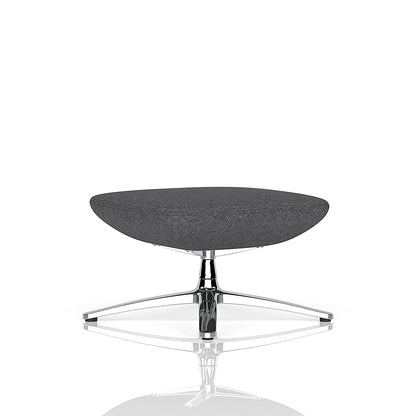 Etta Dark Grey Cashmere Footstool
