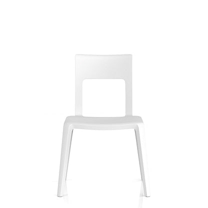 Nest Edge Stacking Cafe & Bistro Chair White