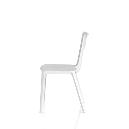 Nest Edge Stacking Cafe & Bistro Chair White