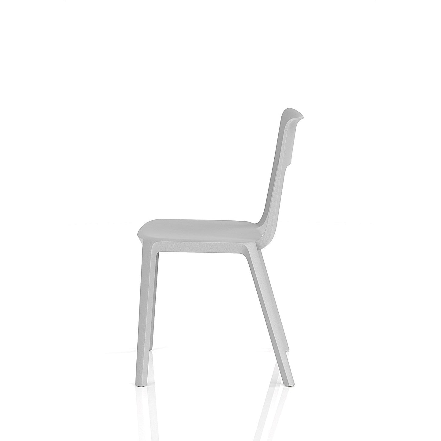 Nest Edge Stacking Cafe & Bistro Chair Grey