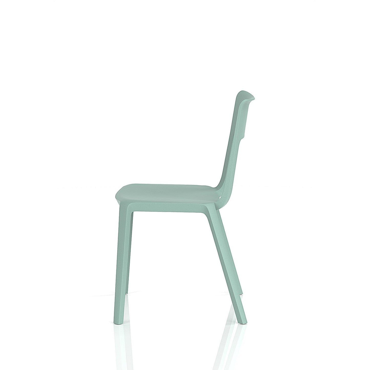 Nest Edge Stacking Cafe & Bistro Chair Green