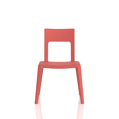 Nest Edge Stacking Cafe & Bistro Chair Red