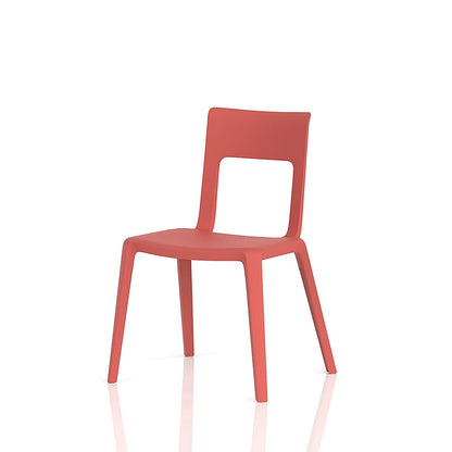 Nest Edge Stacking Cafe & Bistro Chair Red
