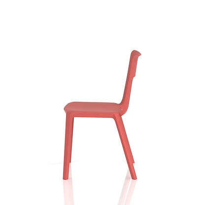 Nest Edge Stacking Cafe & Bistro Chair Red