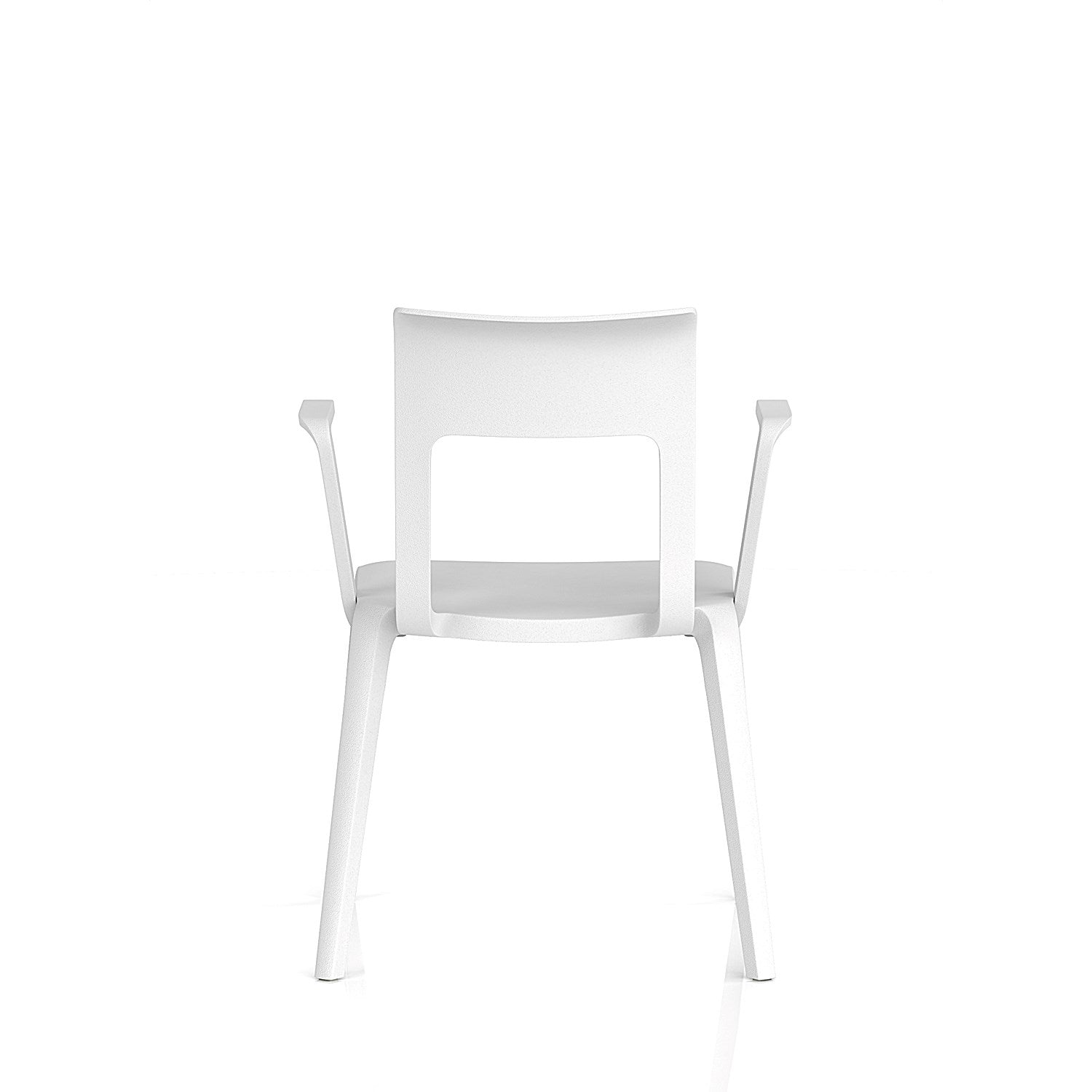 Nest Edge Stacking Cafe & Bistro Chair White with Arms Easy2Order : BR000339