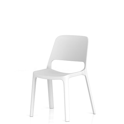 Nest Loop Stacking Cafe & Bistro Chair White