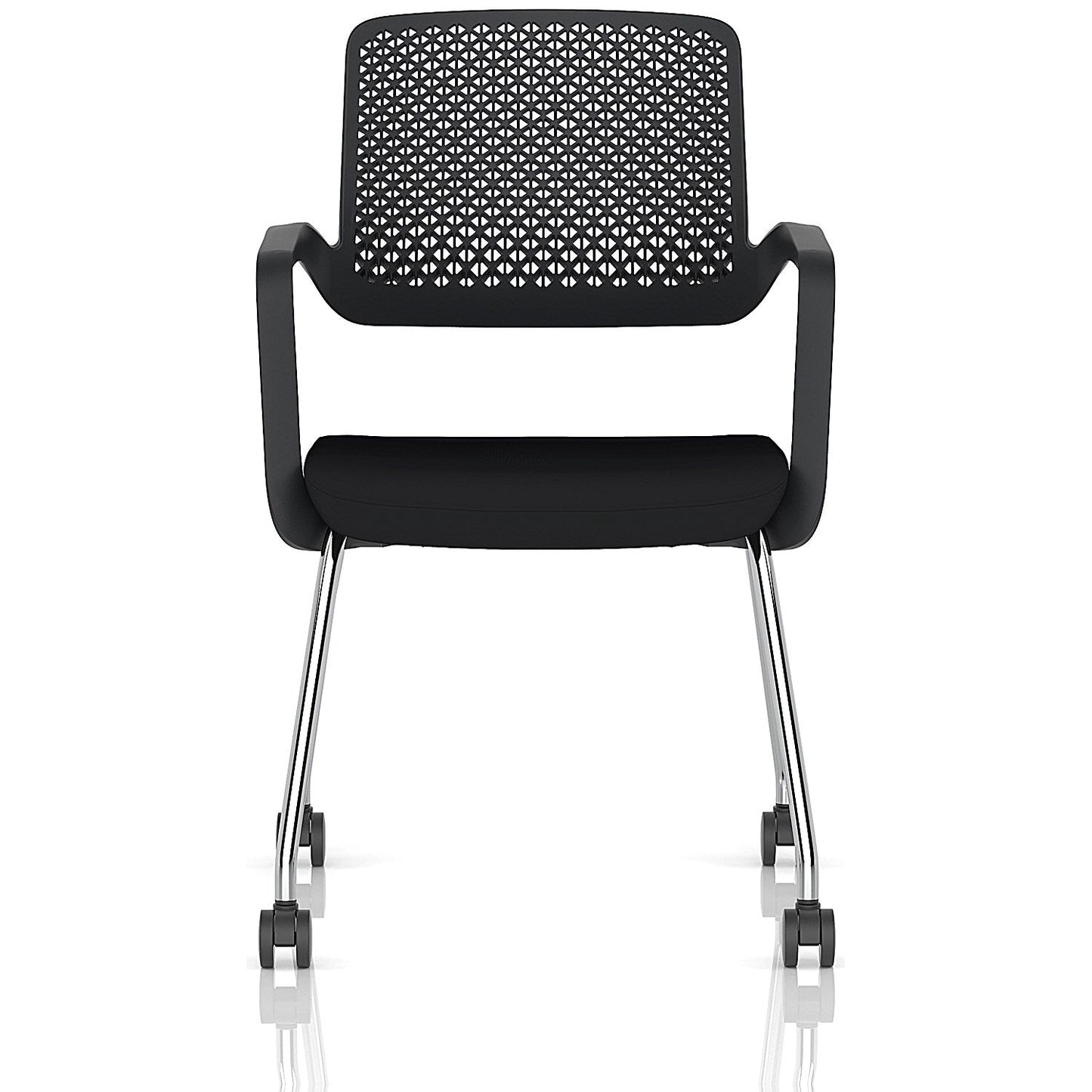 Cosmo Training Chair Black Frame Black Seat