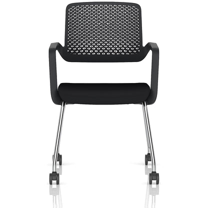 Cosmo Training Chair Black Frame Black Seat