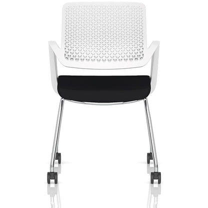 Cosmo Training Chair White Frame Black Seat Easy2Order : BR000356