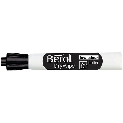 Berol Drywipe Marker, Bullet Tip, Assorted, Pack of 48