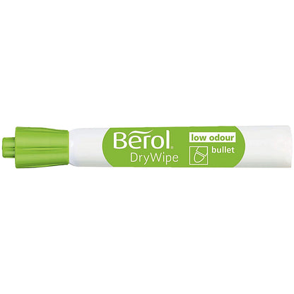 Berol Drywipe Marker, Bullet Tip, Assorted, Pack of 48