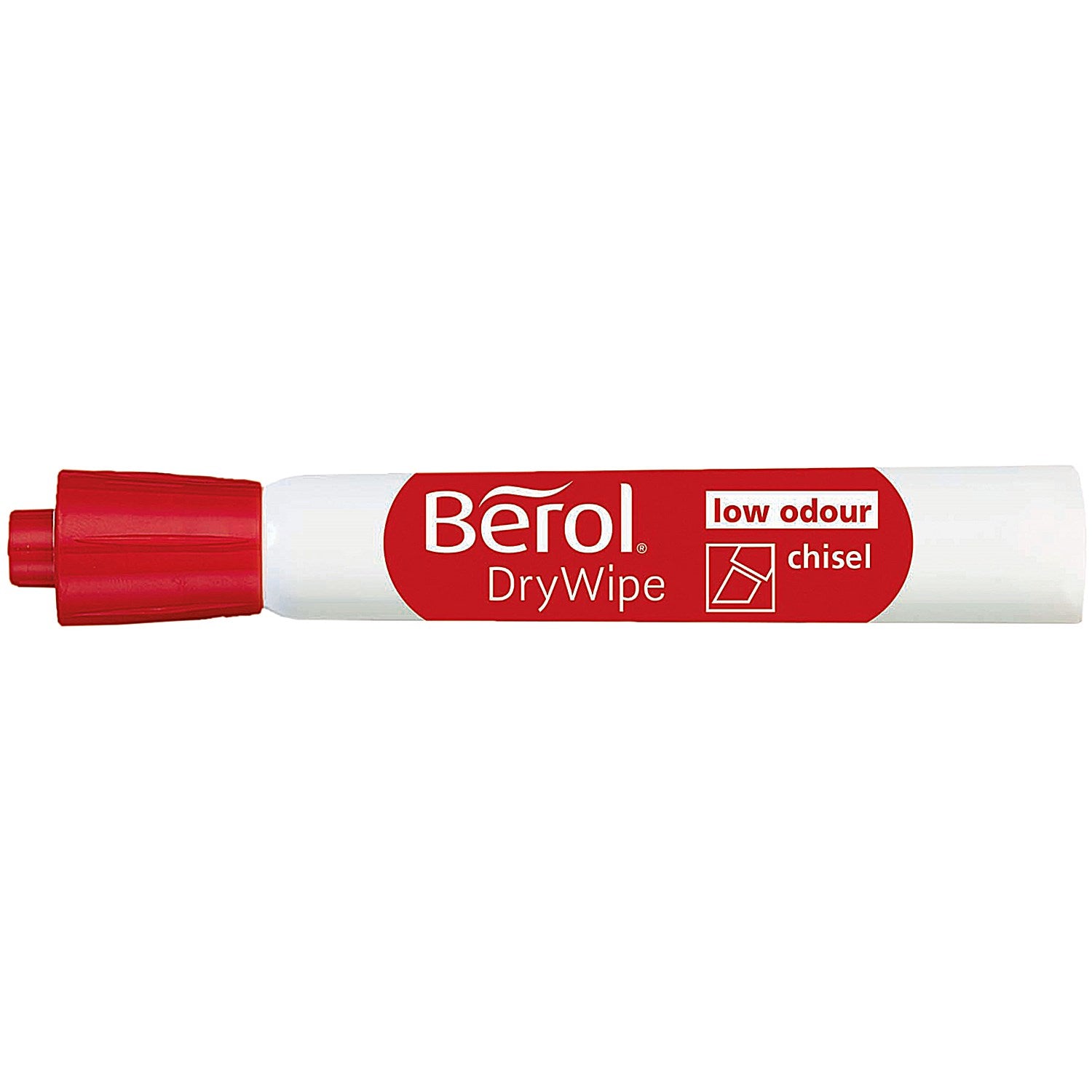 Berol Drywipe Marker, Chisel Tip, Assorted, Pack of 48