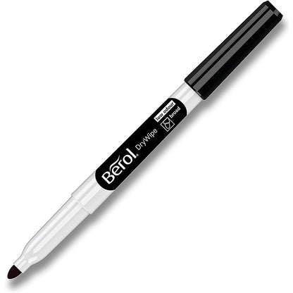 Berol Drywipe Pen, Broad, Black, Pack of 192