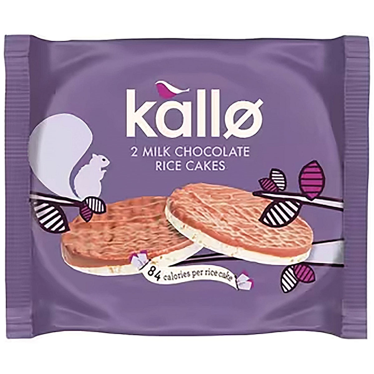 Kallo Rice Japanese Kallo Belgian Milk Chocolate Rice Cake Thins, Two Pack, Pack of 30 ...