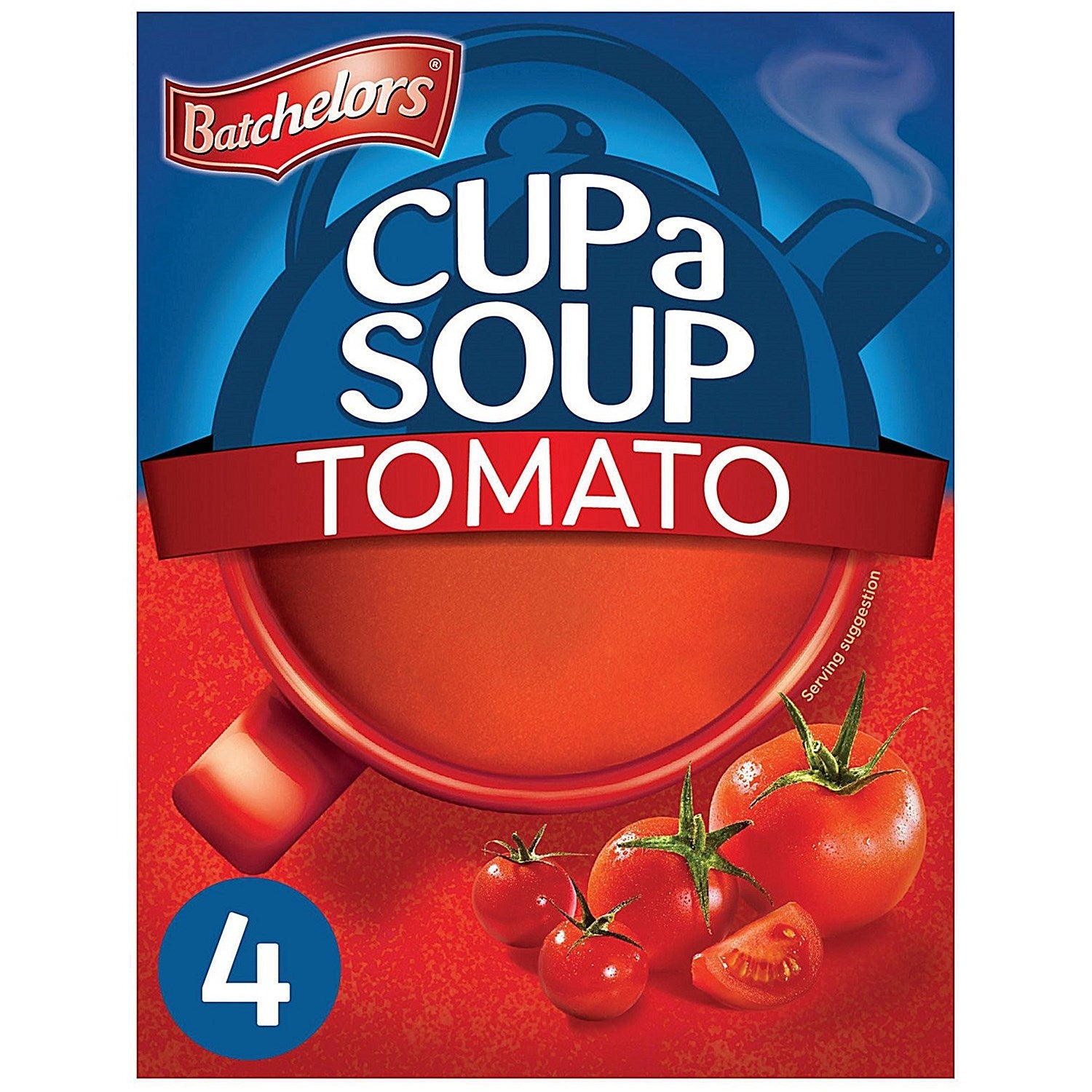 Batchelors Tomato Cup a Soup, 82g, Pack of 4 Easy2Order : BRK40131