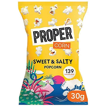 Propercorn Sweet and Salty Popcorn, 30g, Pack of 24