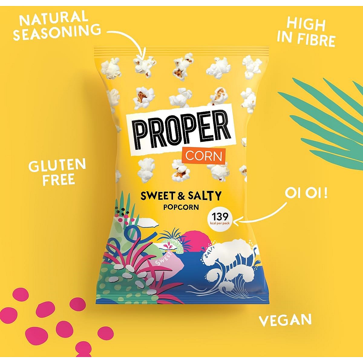 Propercorn Sweet and Salty Popcorn, 30g, Pack of 24 Easy2Order : BRK76003