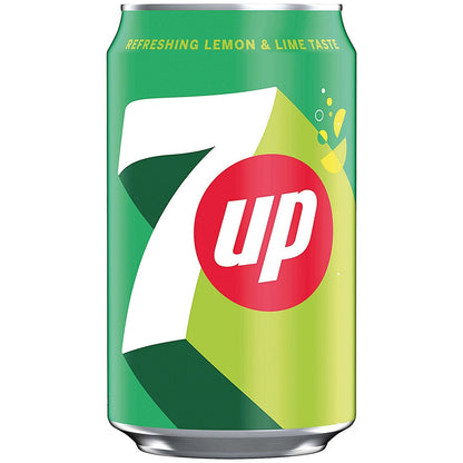 7Up Lemon and Lime, 24x330ml Cans