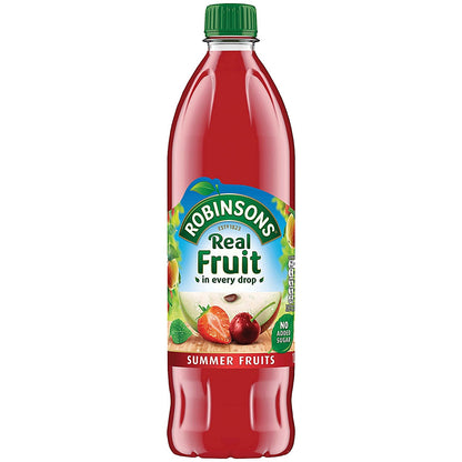 Robinsons No Added Sugar Summer Fruits Squash, 1 Litre