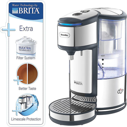 Breville VKJ367 Brita Hot Cup Water Dispenser, Stainless Steel