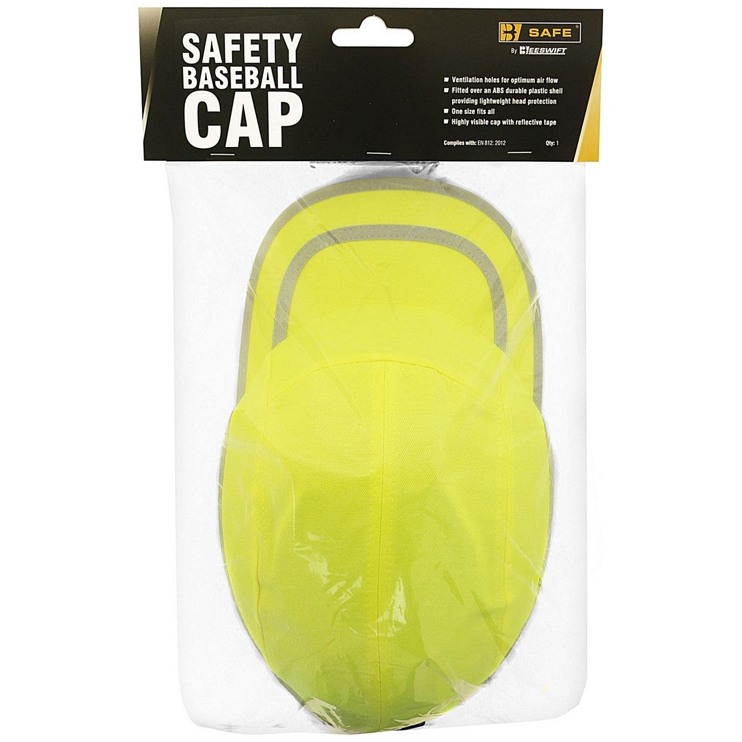 B-Safe Safety Baseball Cap, Saturn Yellow Easy2Order : BS074Y