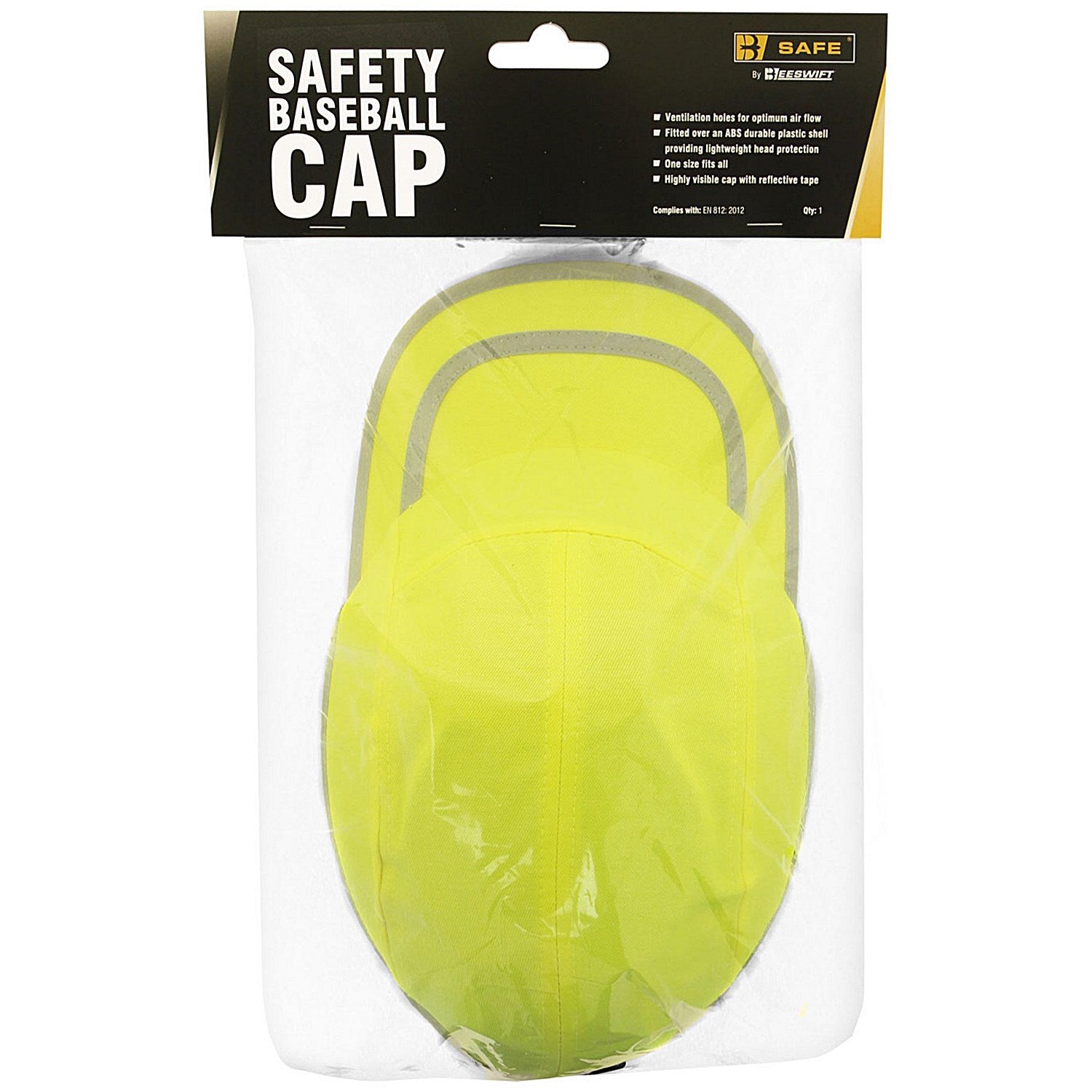 B-Safe Safety Baseball Cap, Saturn Yellow Easy2Order : BS074Y