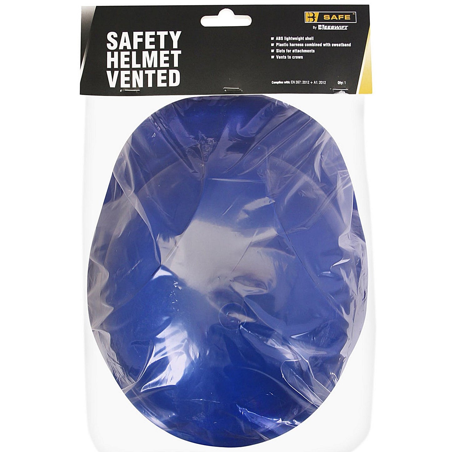 B-Safe Vented Safety Helmet, Blue