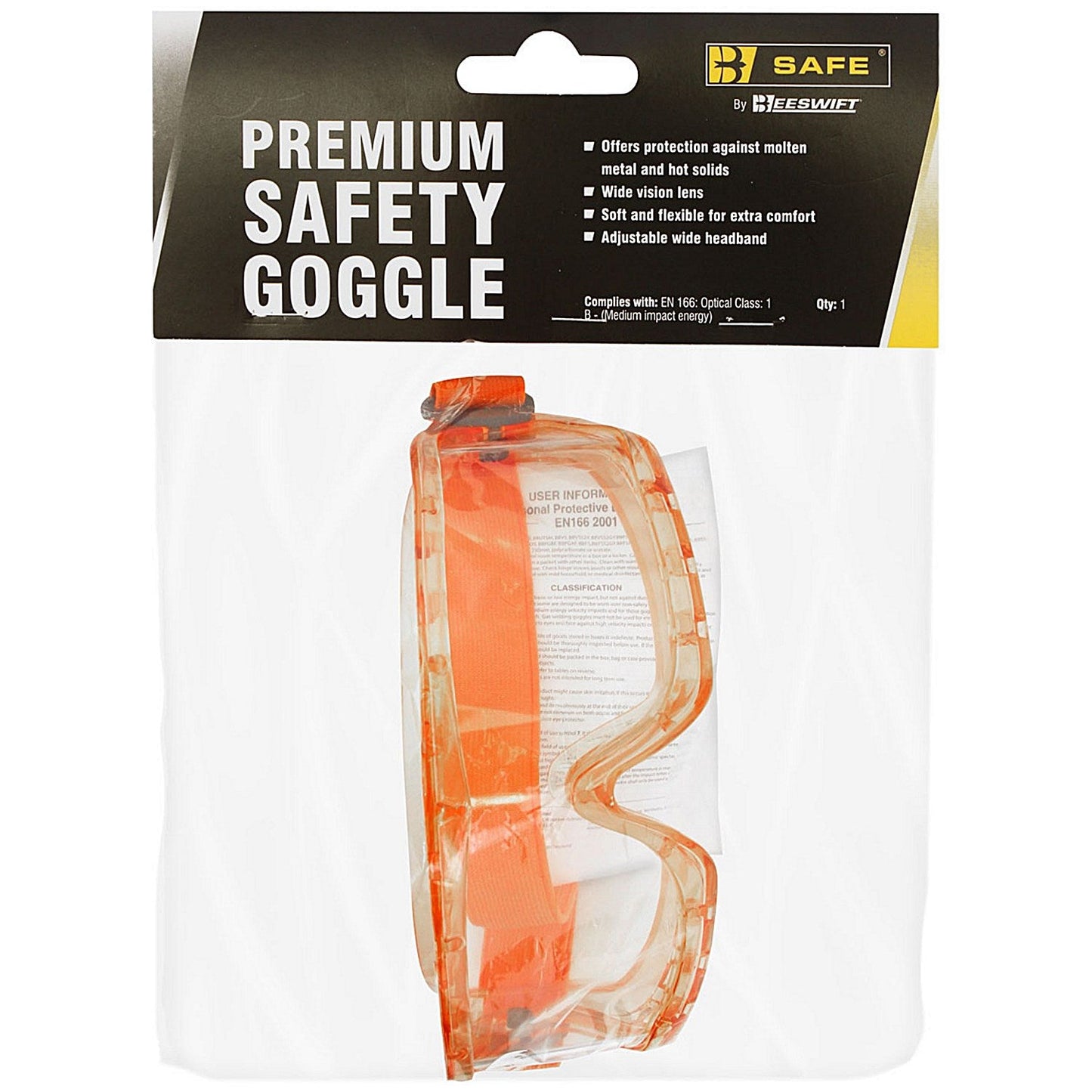 B-Safe Premium Goggle Amber Easy2Order : BS092AF