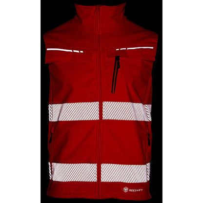 Beeswift Deltic Hi-Vis Gilet, Orange, 2XL