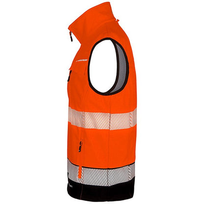 Beeswift Deltic Hi-Vis Two Tone Gilet, Orange & Black, 5XL Easy2Order : BSDBWTTORBL5XL