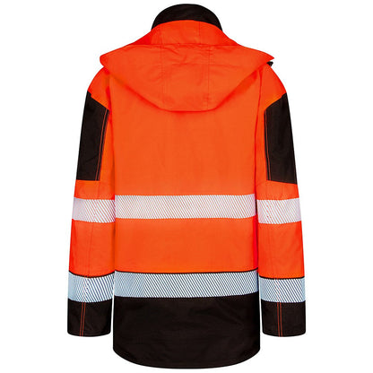 Beeswift Deltic Hi-Viz Two Tone Jacket, Orange & Black, 3XL