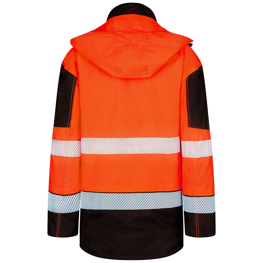 Beeswift Deltic Hi-Viz Two Tone Jacket, Orange & Black, 2XL
