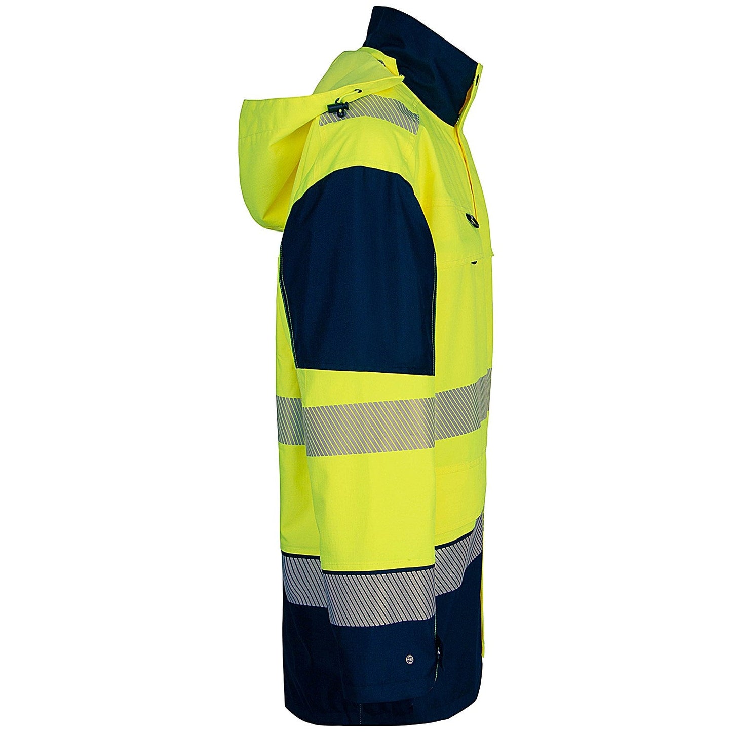 Beeswift Deltic Hi-Viz Two Tone Jacket, Saturn Yellow & Navy Blue, Medium