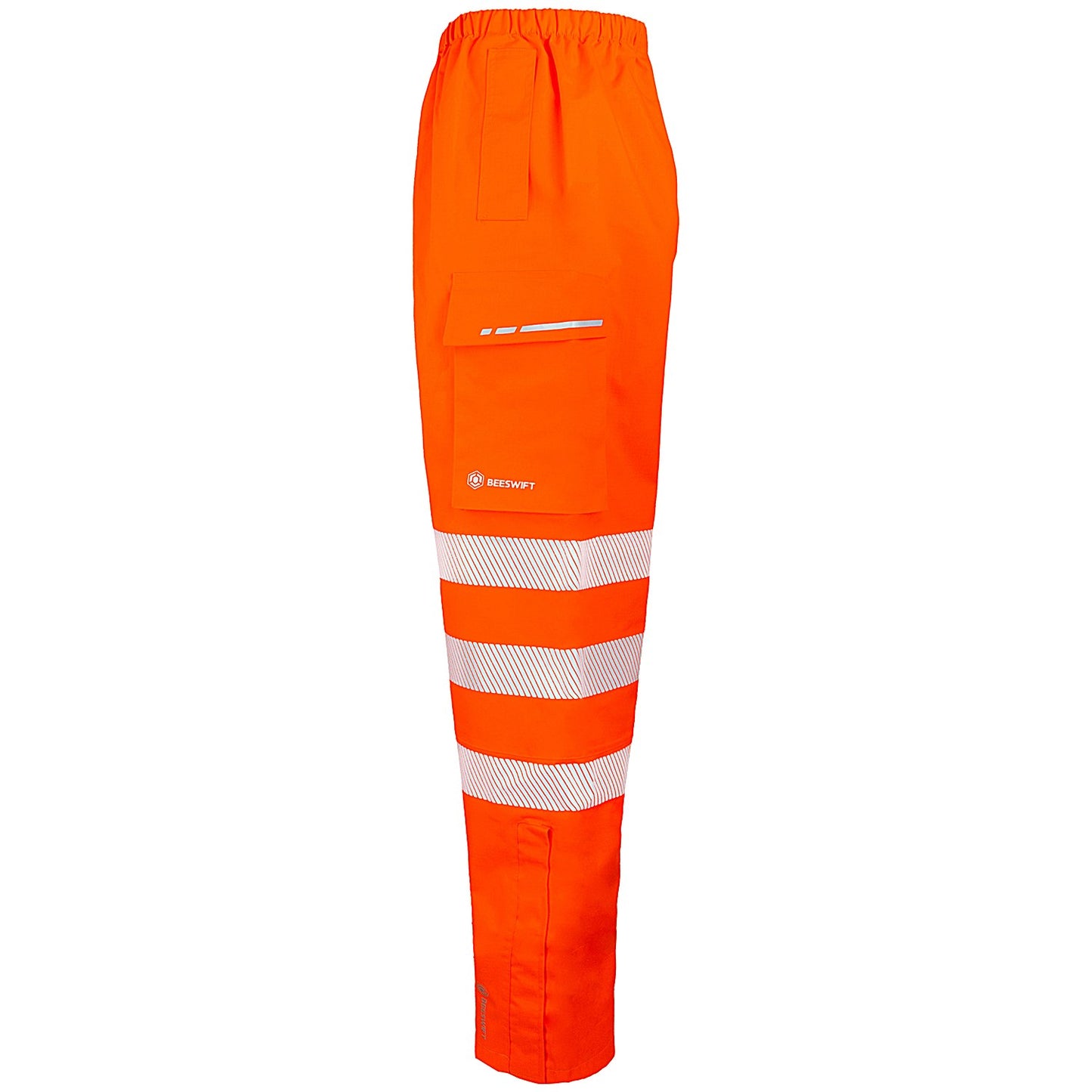 Beeswift Deltic Hi-Vis Overtrousers, Orange, 2XL
