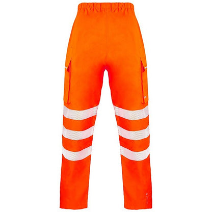 Beeswift Deltic Hi-Vis Overtrousers, Orange, 2XL