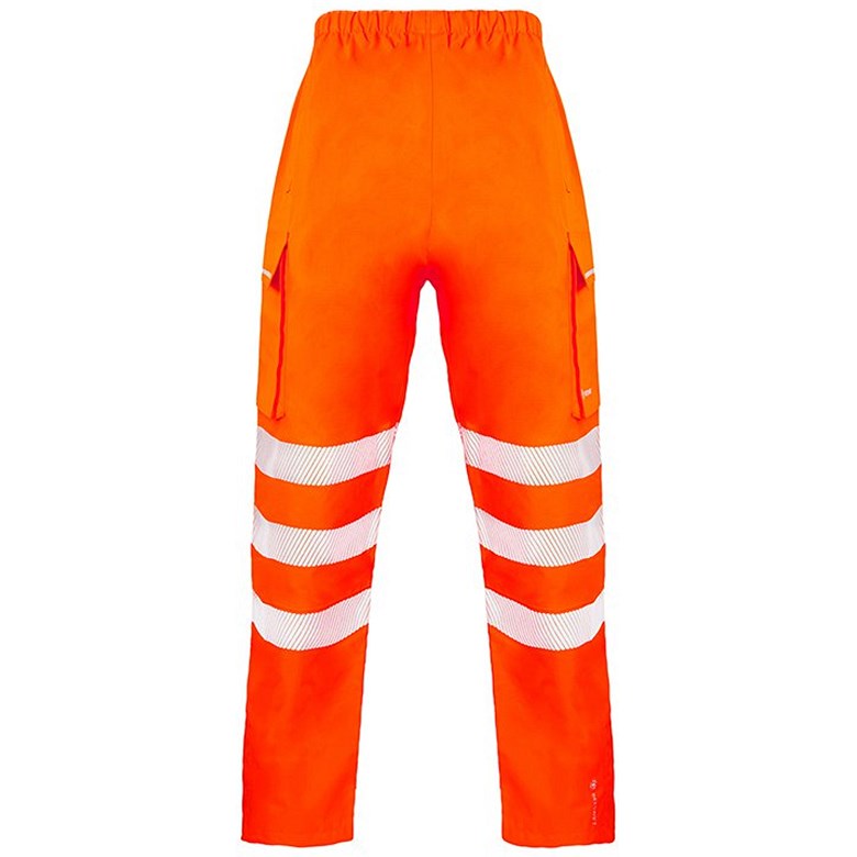 Beeswift Deltic Hi-Vis Overtrousers, Orange, 2XL