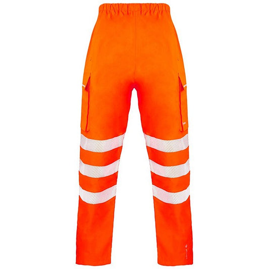 Beeswift Deltic Hi-Vis Overtrousers, Orange, 2XL