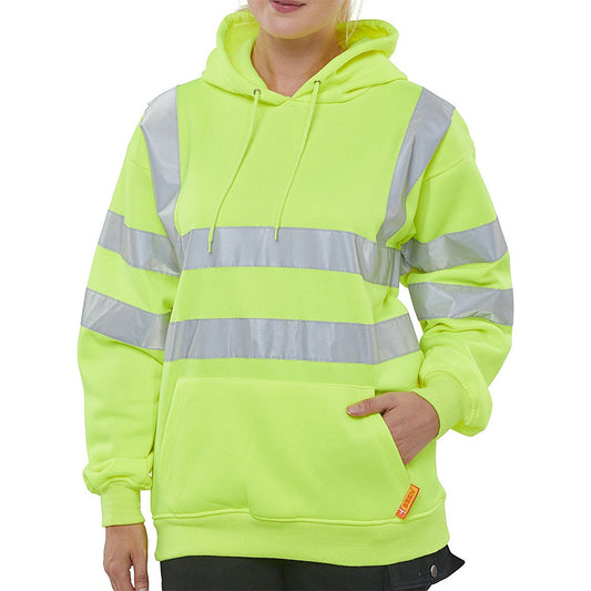 Beeswift Pull On Hooded Sweatshirt, Saturn Yellow, Large Easy2Order : BSSSH25SYL