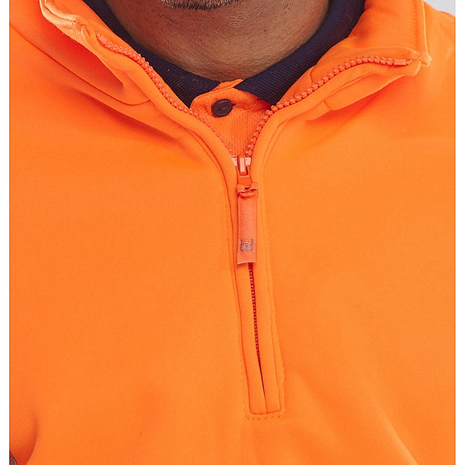 Beeswift Quarter Zipped Sweatshirt, Orange, Medium Easy2Order : BSZSSENORM