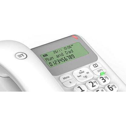 BT Decor 2200 Telephone 3-line LCD 50-entry Phonebook 30 Caller IDs Ref 061127