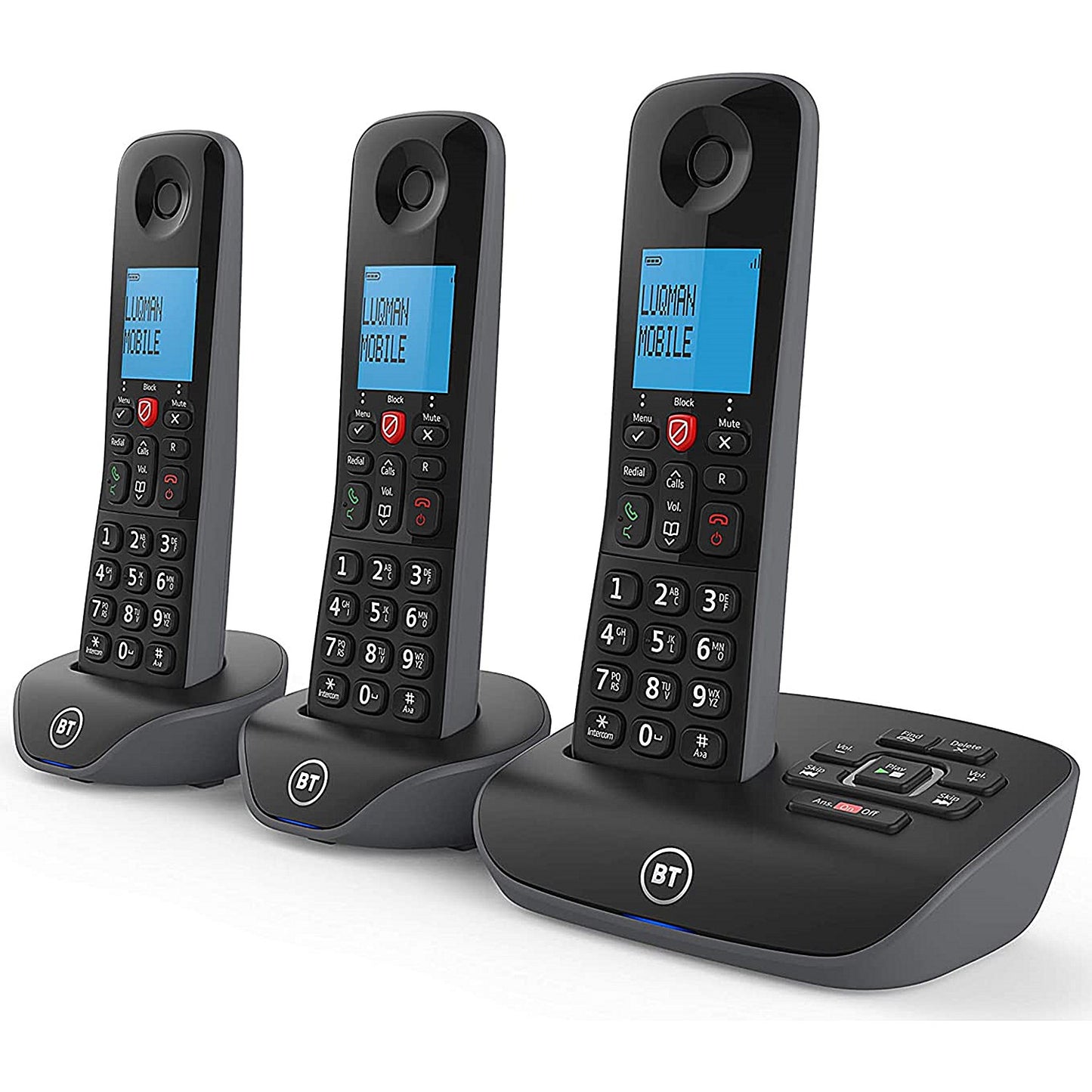 BT Essential DECT TAM Phone Trio 90659