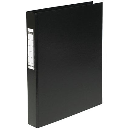 Elba Ring Binder, A4, 2 O-Ring, 25mm Capacity, Black, Pack of 10