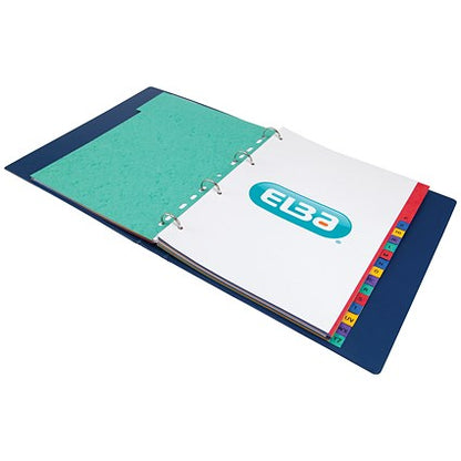 Elba Heavyweight Index Dividers, A-Z, Multicolour Tabs, A4, Multicolour