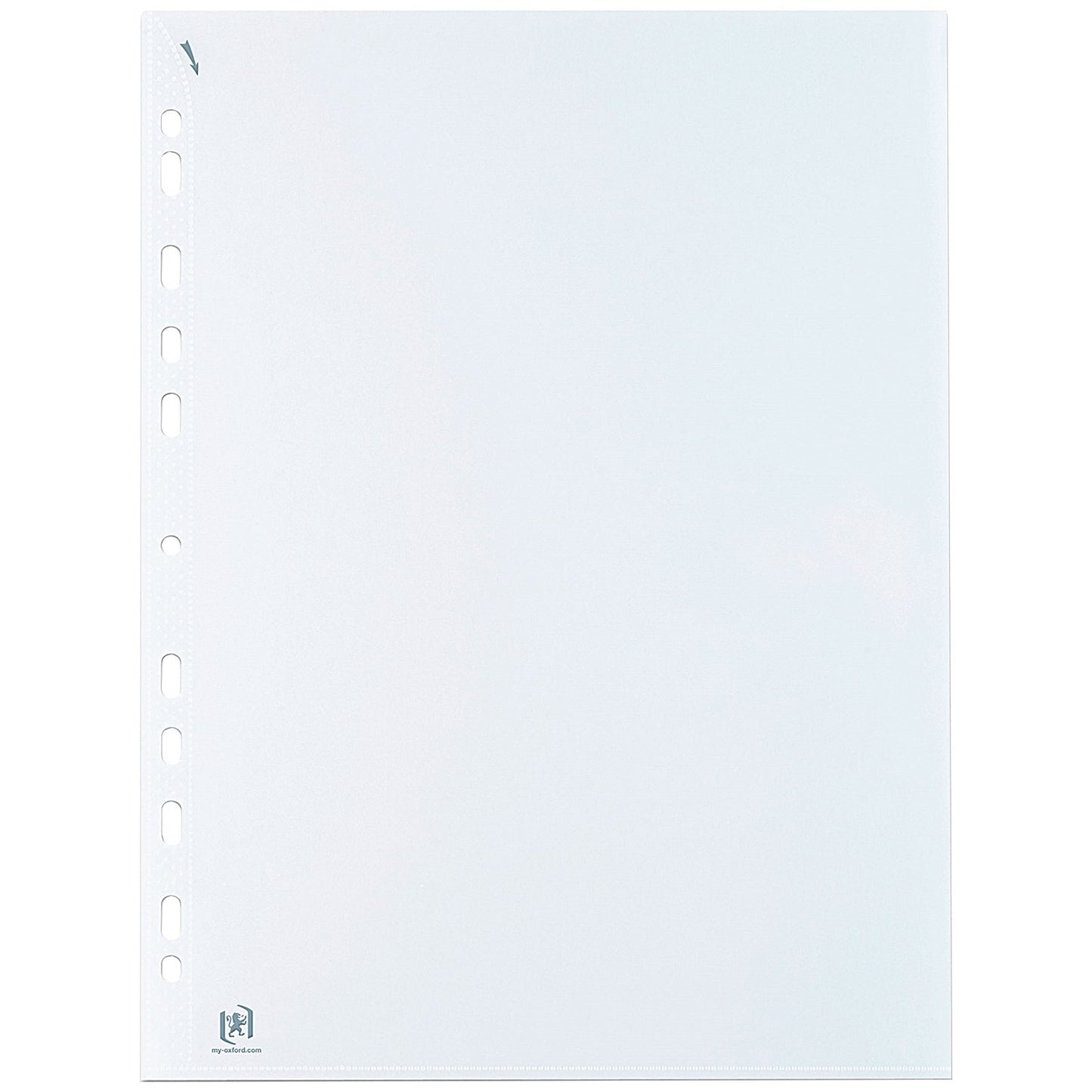Oxford A4 Punched Pockets, 75 micron, Top Opening, Pack of 100