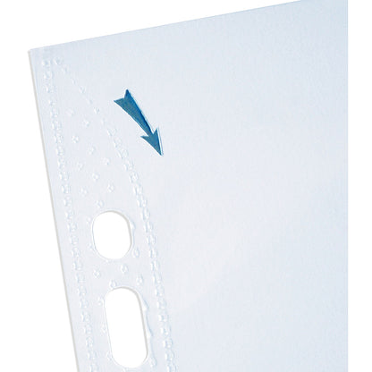Oxford A4 Punched Pockets, 75 micron, Top Opening, Pack of 100