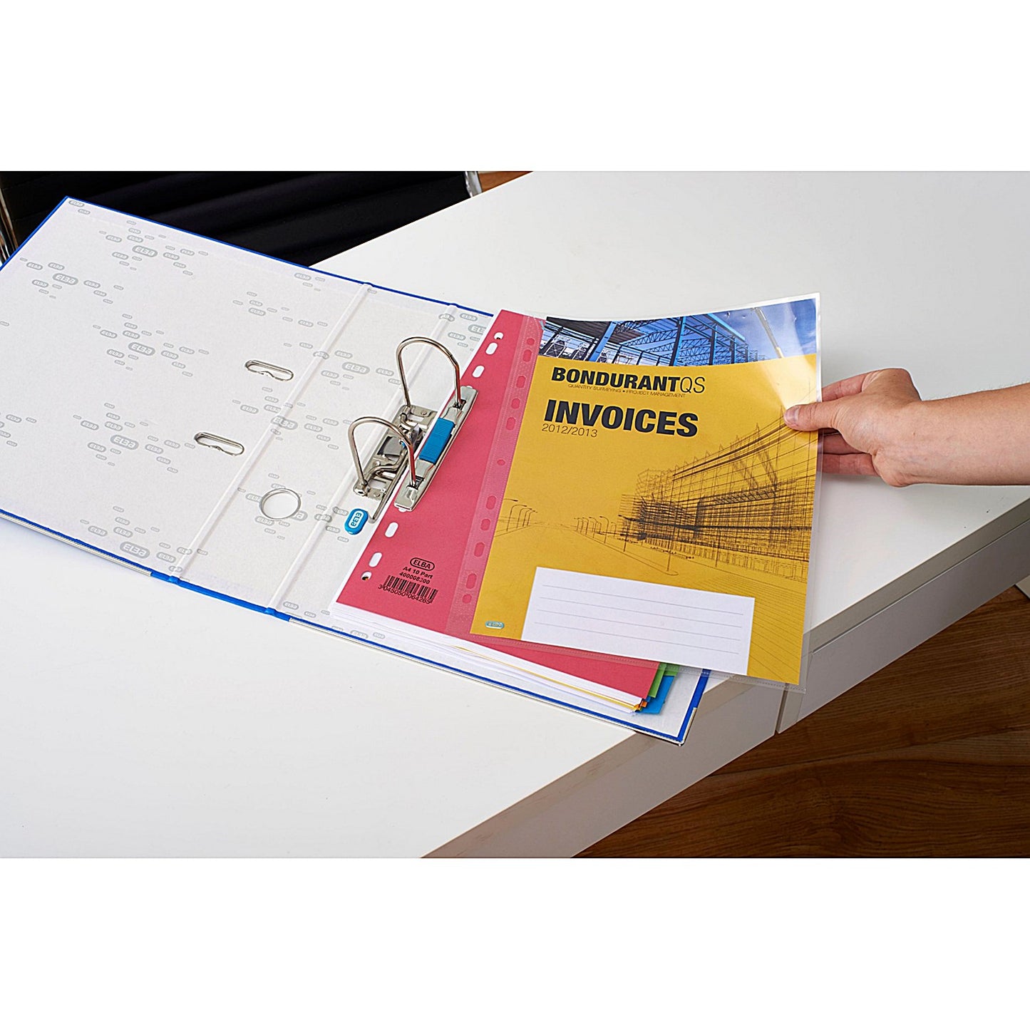 Oxford A4 Punched Pockets, 75 micron, Top Opening, Pack of 100