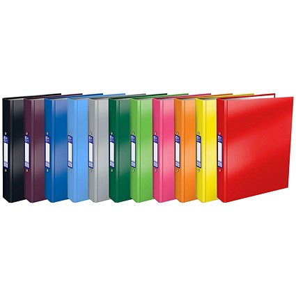 Oxford Ring Binder, A4+, 2 O-Ring, 25mm Capacity, Silver